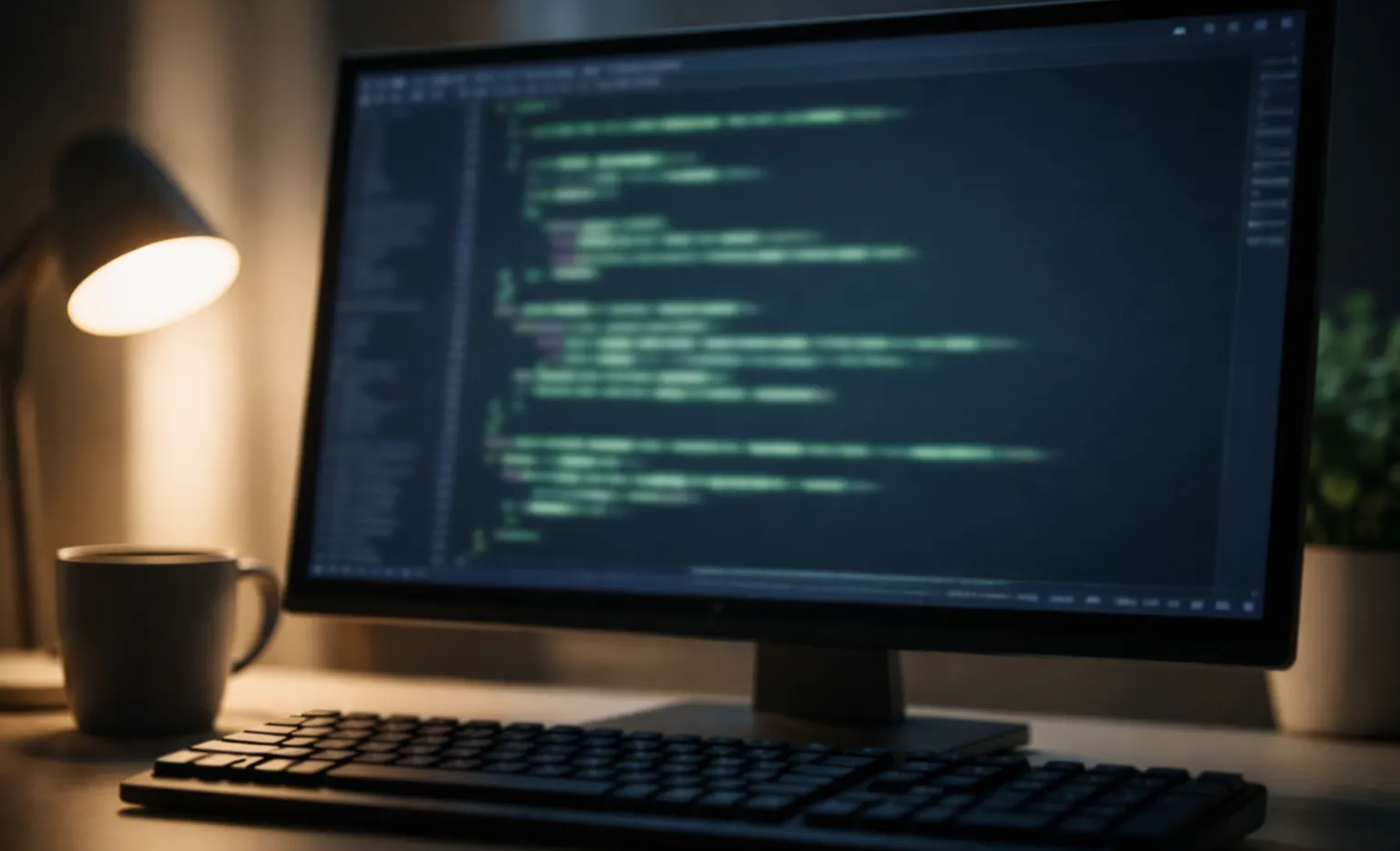 Pantalla de ordenador mostrando código de software de generación de números aleatorios para simulaciones deportivas